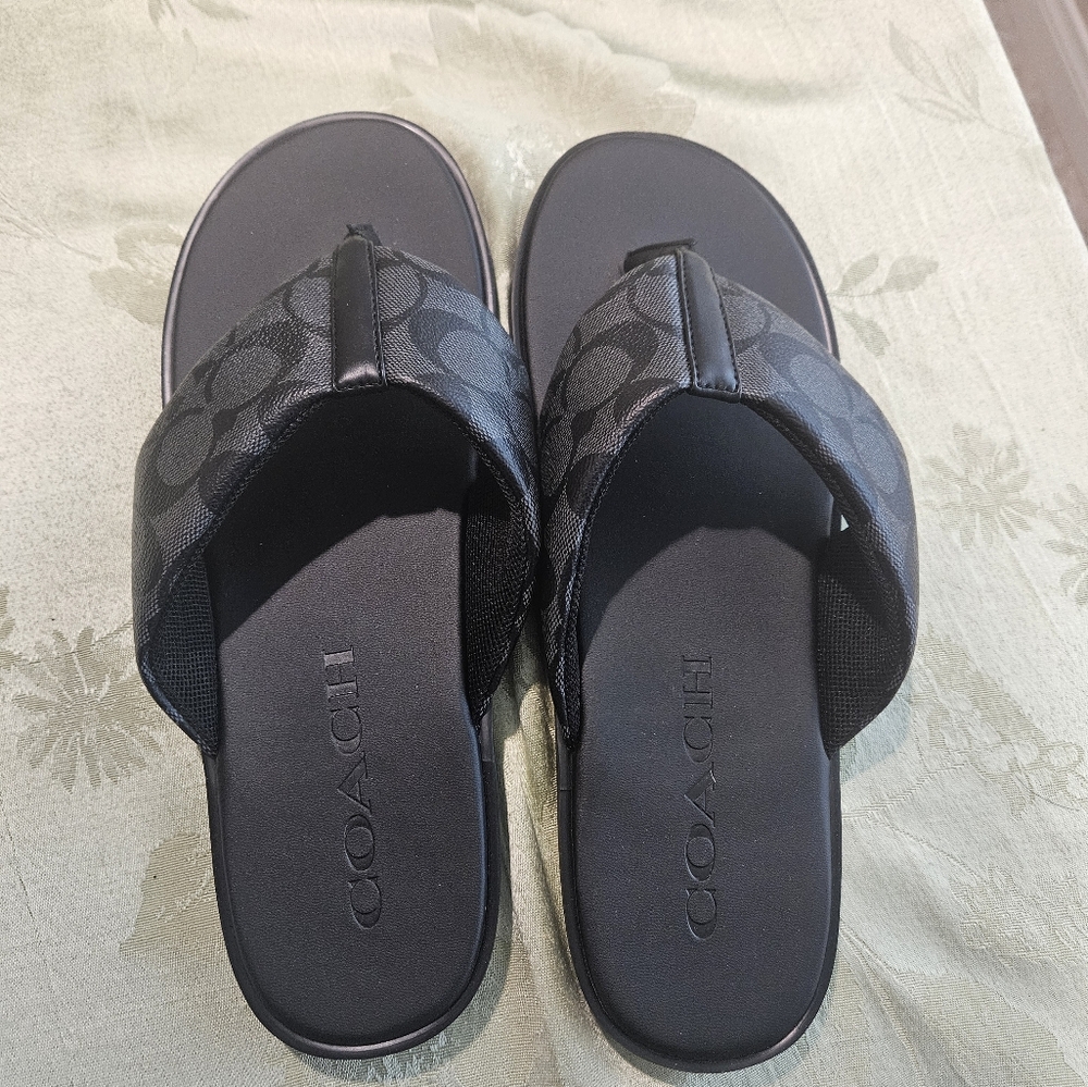 NEW Coach Men's Sandals Size 12